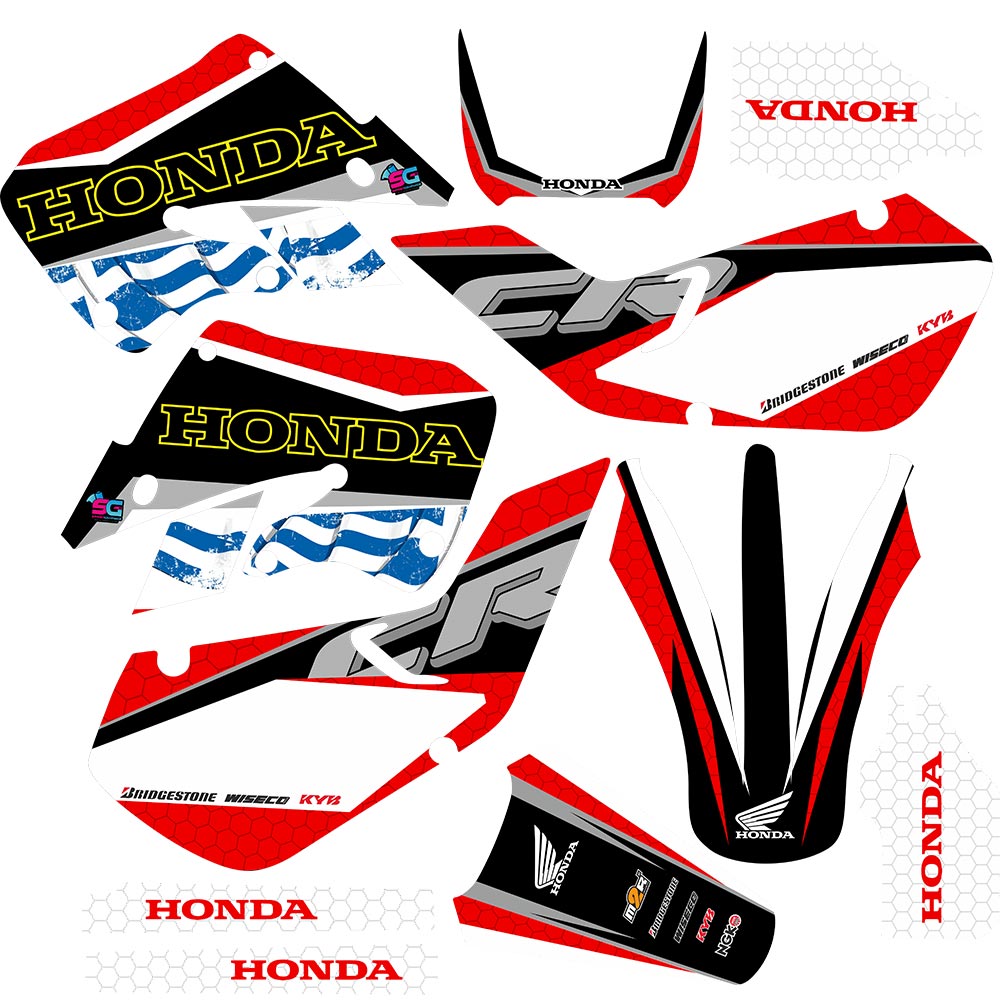 Αυτοκόλλητο Μηχανής – Honda CR 250CC 1999