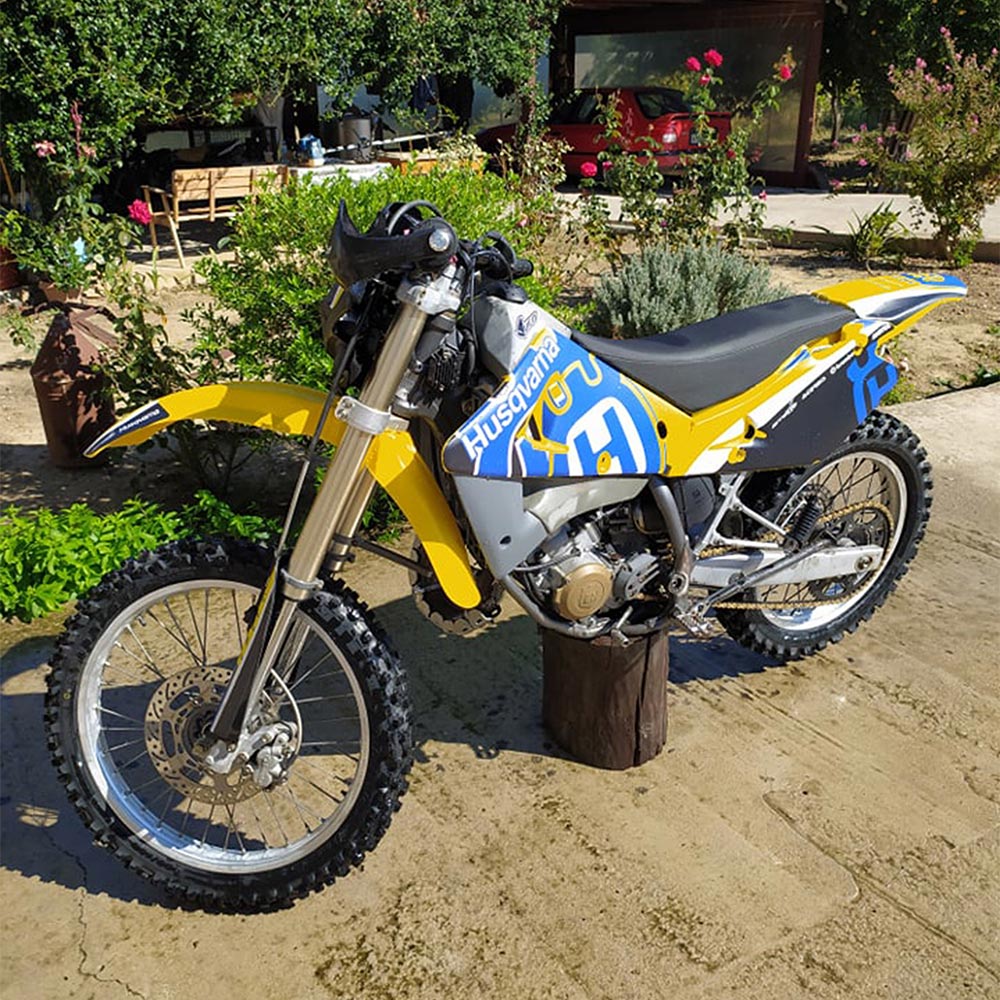 Αυτοκόλλητα Μηχανής – HUSQVARNA WRE 125cc 2002 - Image 2