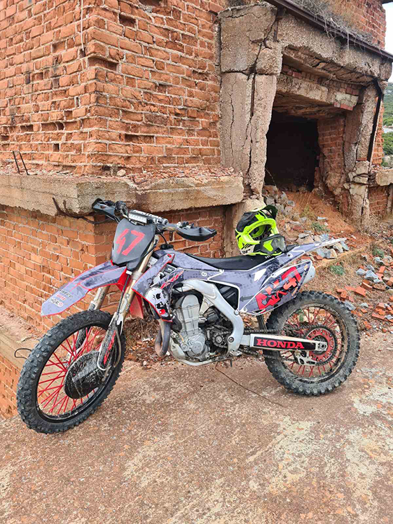 Αυτοκόλλητο Μηχανής – CRF 450 2013 - Image 3
