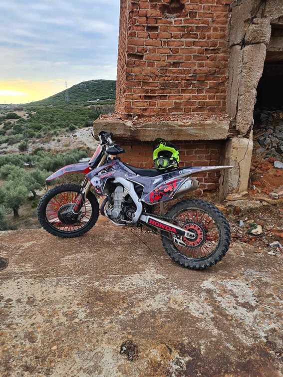 Αυτοκόλλητο Μηχανής – CRF 450 2013 - Image 4